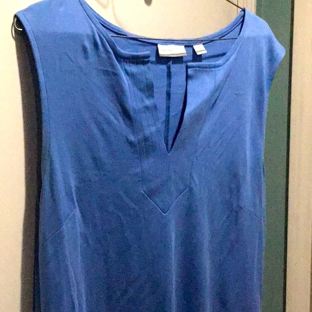 New York & Company Blue Dress Size Large